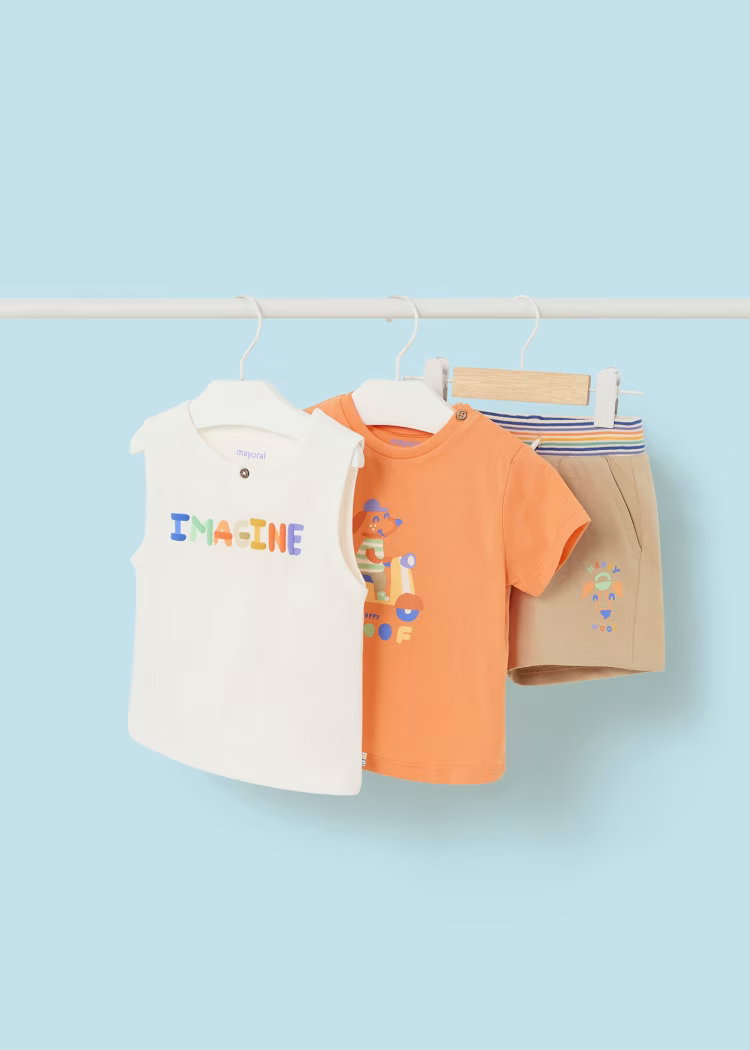 Set Pantallona T-Shirt dhe Kanatjere