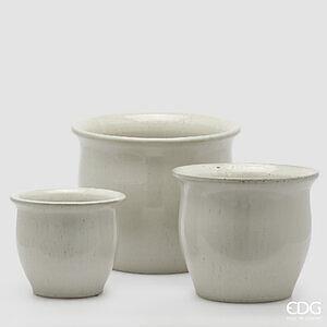 Vazo Cachepot Bombato – set me tre vazo