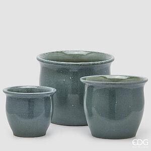 Vazo Cachepot Bombato – set me tre vazo