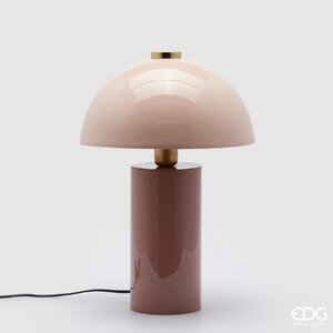 Lampë formë kërpudhe me sipërfaqe të lëmuar