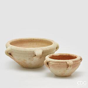 Vazo terrakote – tas me doreza (set me dy copë)