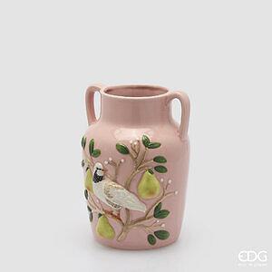 Vazo dekorative me zogj – formë amfore