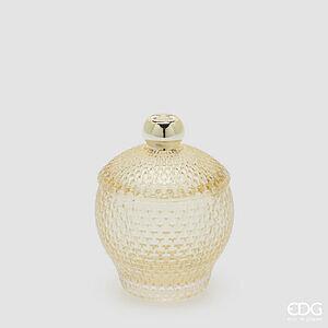 Enë dekorative me kuadrate të imta – formë e rrumbullakosur