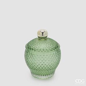 Enë dekorative me kuadrate të imta – formë e rrumbullakosur