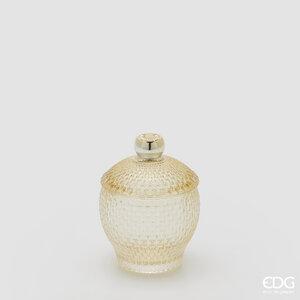 Enë dekorative me kuadrate të imta – formë e rrumbullakosur