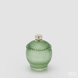 Enë dekorative me kuadrate të imta – formë e rrumbullakosur