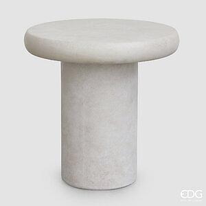 Tavolinë rrethore me efekt mermeri