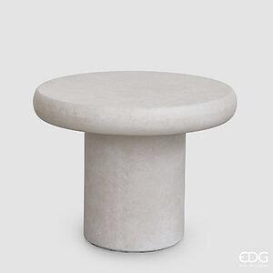 Tavolinë rrethore me efekt mermeri