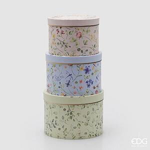 Kuti dekorative Flower Mix – formë rrethore