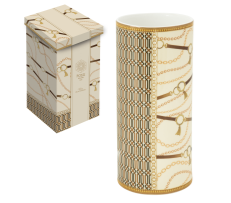 Vazo Porcelani “Luxury Chain Beige”