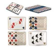 Set 4 Mbajtëse Unazash “Casino”