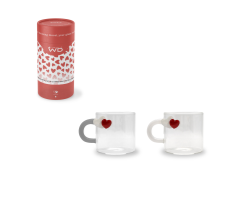 Set me 2 filxhanë kafeje “Zemra”