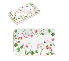 Pjatë Drejtkëndore Porcelani “En Plein Air”