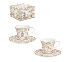 Set 2 Filxhanësh Kafeje me Pjatina “Jardins D'Orient”

