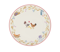 Pjatë Kryesore Porcelani “Country Life”