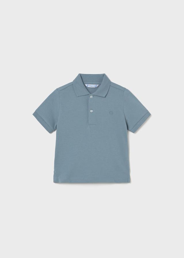 Bluzë polo bazike me mëngë të shkurtra