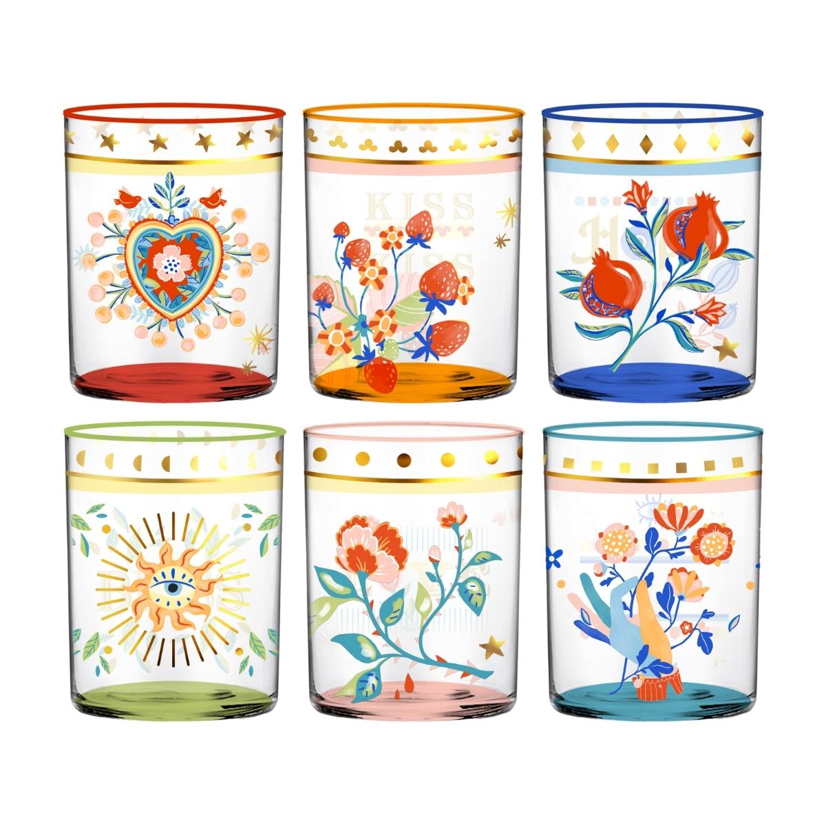 Set 6 gota tumbler Mamma Mia
