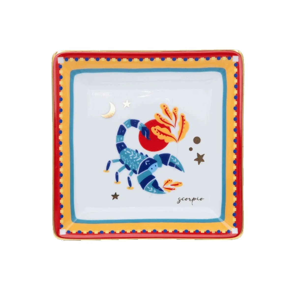 Pjatë dekorative mini Zodiac Akrepi
