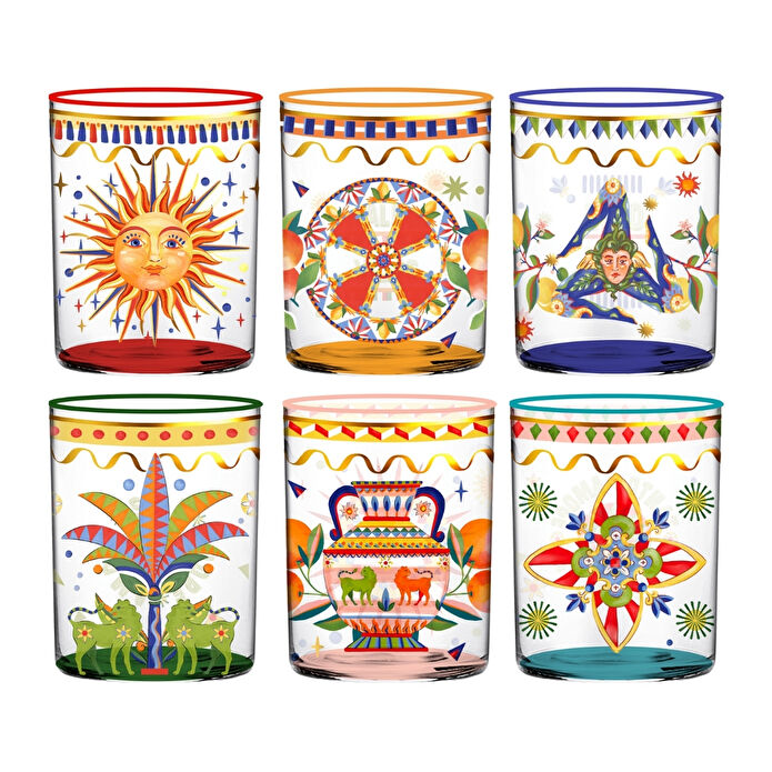 Set 6 gota tumbler Dolce Vita