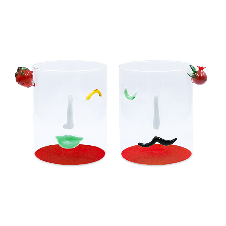 Set 2 gota tumbler Romeo & Giulietta