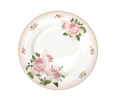 Pjatë e sheshtë prej porcelani Ø 26.5 cm CHANT DES ROSES