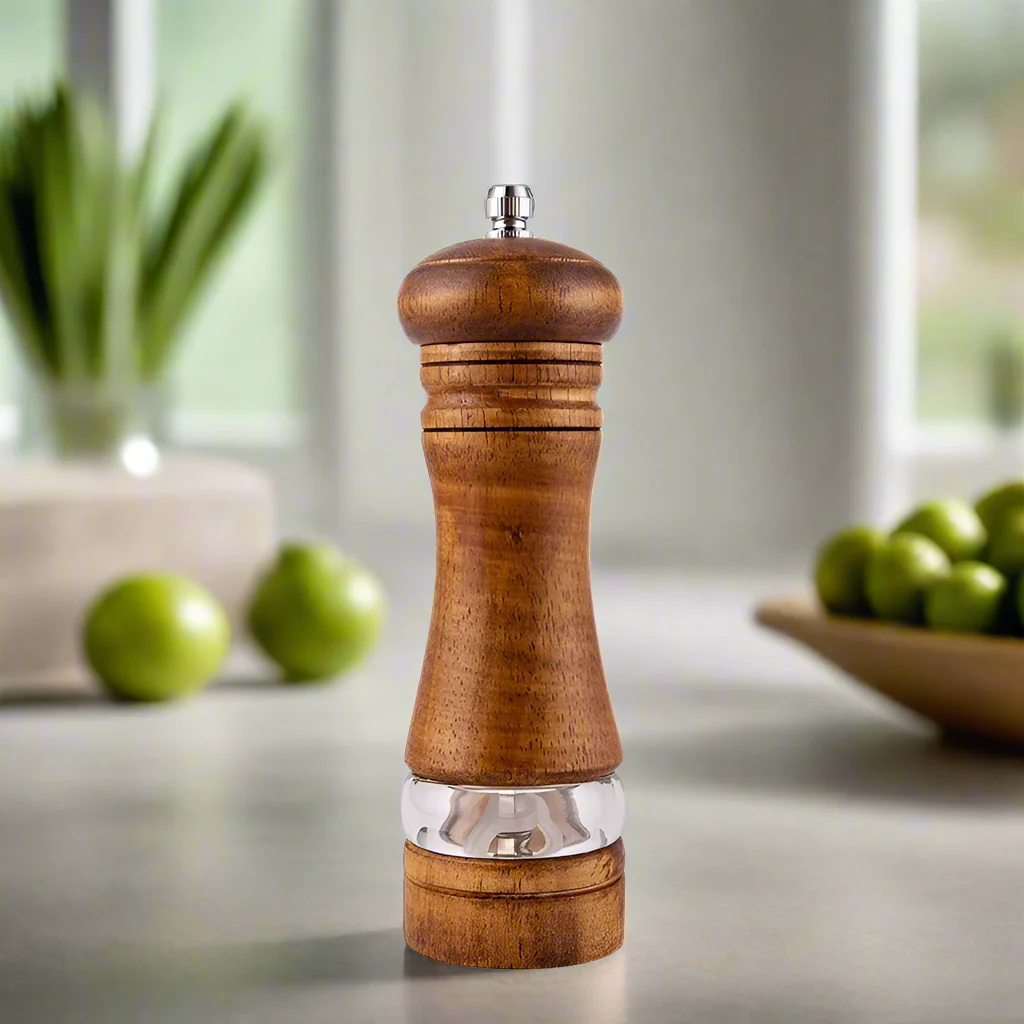 Mulli kripe prej druri Rubberwood në kuti dhuratë