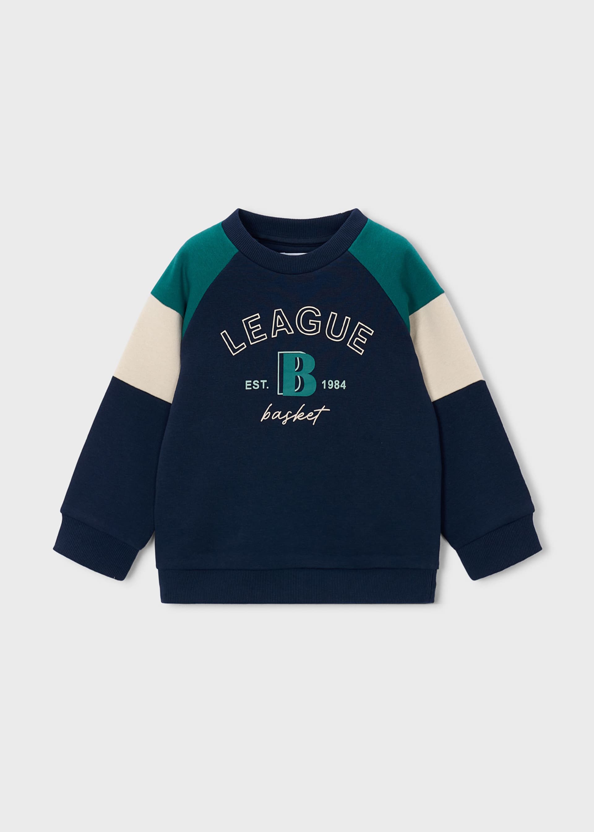 Pulovër me blloqe ngjyrash 'League'