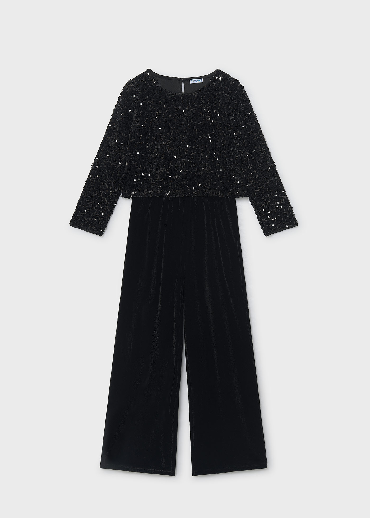 Jumpsuit prej kadifeje me temina