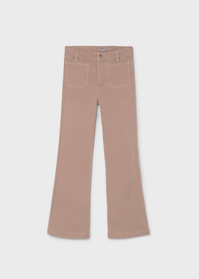 Pantallona twill me prerje të gjerë nga fundi