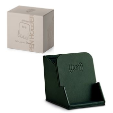Mbajtëse stilolapsash me karikues wireless – Jeshile