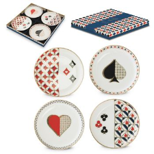 Set me 4 pjatanca dekorative CASINO
