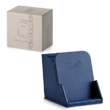 Mbajtëse stilolapsash me karikues wireless – Blu