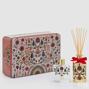 Set aromatizues ambienti me shishe dhe spray Scrigno