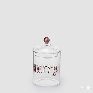 Enë cilindrike dekorative “Merry Christmas”